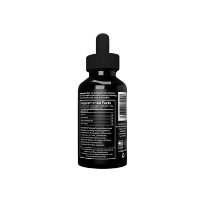 Fulvic & Humic Minerals Daily Restoration Mix Duo - Cellular Energy Bundle | BlackMP