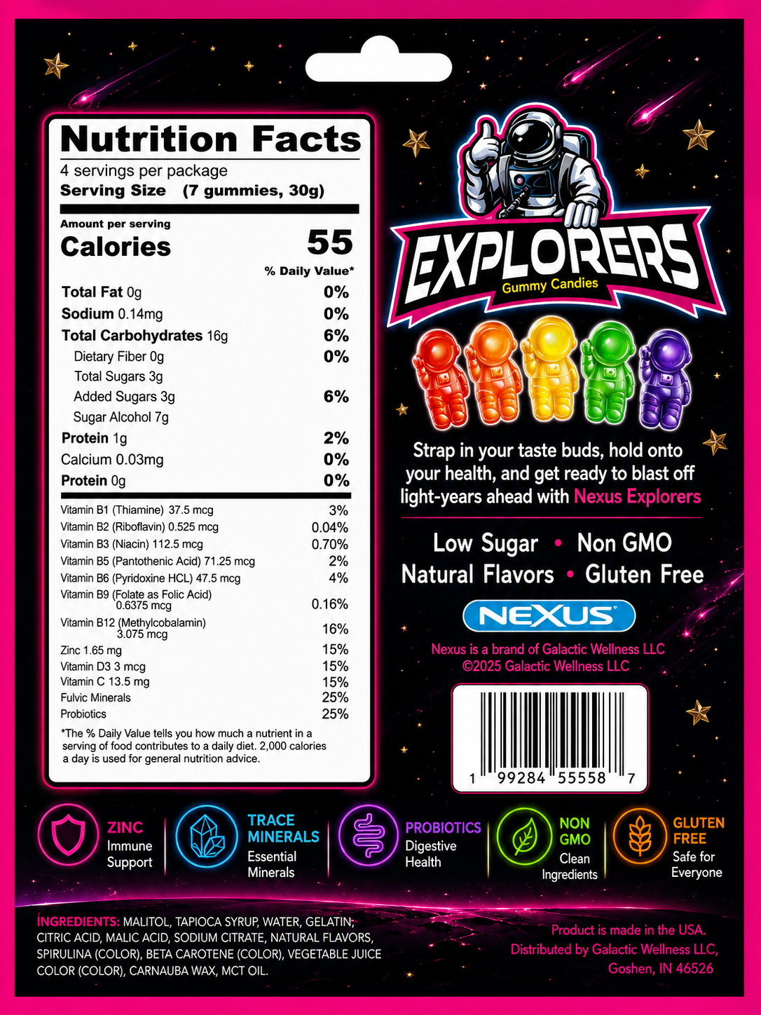Fulvic Mineral Gummies - Nexus Explorers | BlackMP