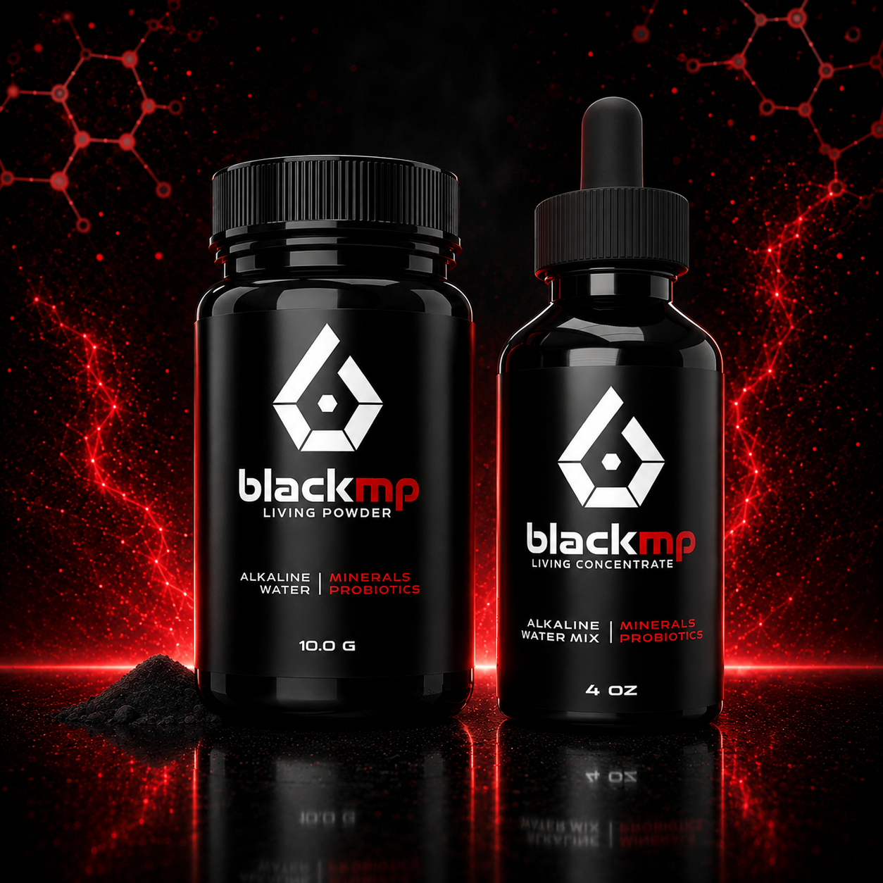 Fulvic & Humic Minerals Daily Restoration Mix Duo - Cellular Energy Bundle | BlackMP