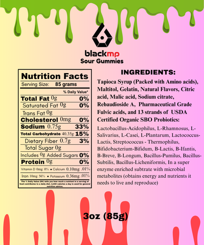 BlackMP Sour Gummies