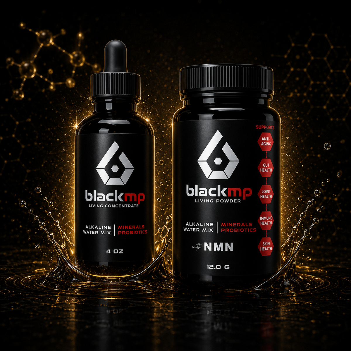 NMN & Trace Mineral Restoration Bundle - Cellular Energy Support | BlackMP
