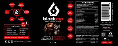 Humic & Fulvic Pet Mineral Supplement - Vitality Support | BlackMP