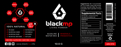 Fulvic & Humic Minerals Daily Restoration Mix Duo - Cellular Energy Bundle | BlackMP